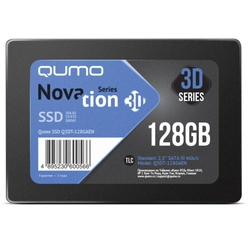 Внутренний жесткий диск Qumo SSD 128GB QM Novation Q3DT-128GAEN (SSD (твердотельные), 128 ГБ, 2.5 дюйма, SATA)