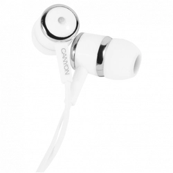 Наушники Canyon EPM- 01 Stereo earphones with microphone CNE-CEPM01W