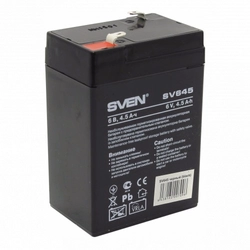 Сменные аккумуляторы АКБ для ИБП Sven SV 6V4.5Ah SV-0222064 (6 В)