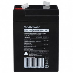 Сменные аккумуляторы АКБ для ИБП GoPower LA-645 00-00016679 (6 В)