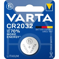 Батарейка VARTA ELECTRONICS CR2032 BL1 Lithium 3V (6032) 06032101401
