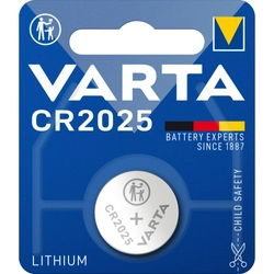 Батарейка VARTA ELECTRONICS CR2025 BL1 Lithium 3V (6025) 06025101401