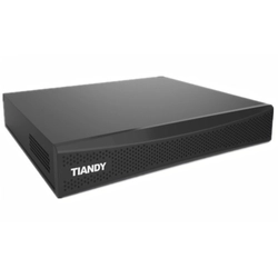 Видеорегистратор Tiandy TC-NR1004M7-S2-T, 4 канала, 2 HDD до 12TB, HDMI, VGA