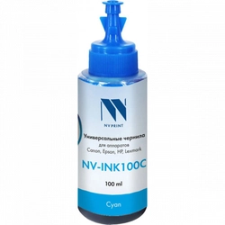 Струйный картридж NV Print INK100 Cyan NV-INK100C