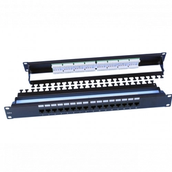 Патч-панель Hyperline PP3-19-16-8P8C-C6-110D (16 портов, Cat. 6)