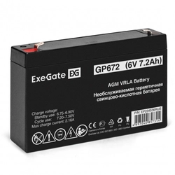 Сменные аккумуляторы АКБ для ИБП ExeGate GP672 EP234536RUS (6 В)