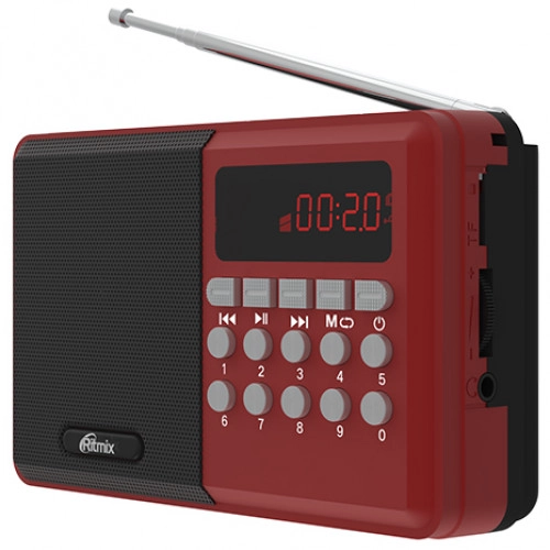 Аксессуары для смартфона Ritmix Радиоприемник RPR-002 Red