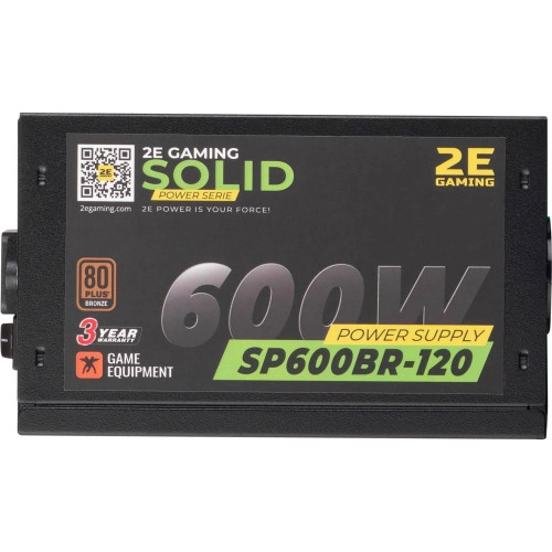 Блок питания 2E SOLID POWER (600W) 2E-SP600BR-120 (600 Вт)