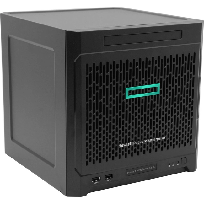 Сервер HPE ProLiant MicroServer Gen10 P07203-421 (Tower, Opteron X3418, 1800 МГц, 4, 1, 1 x 8 ГБ, LFF 3.5")
