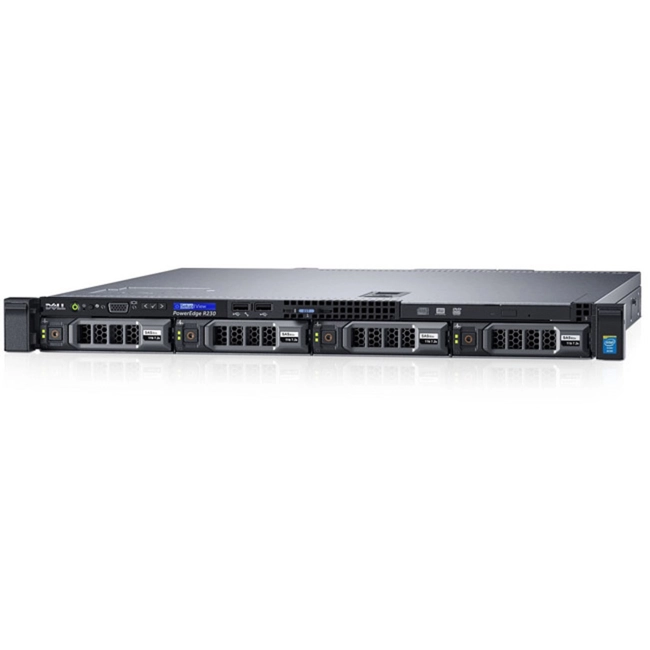 Сервер Dell PowerEdge R230 210-AEXB_88 (1U Rack, Xeon E3-1230 v6, 3000 МГц, 4, 8, 1 x 8 ГБ, LFF 3.5", 1x 1 ТБ)