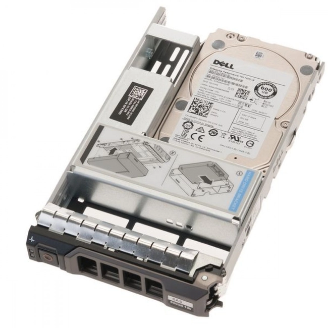 Серверный жесткий диск Dell 600GB 10k SAS 12Gbps SFF 400-AJPH (HDD, 2,5 SFF, 600 ГБ, SAS)