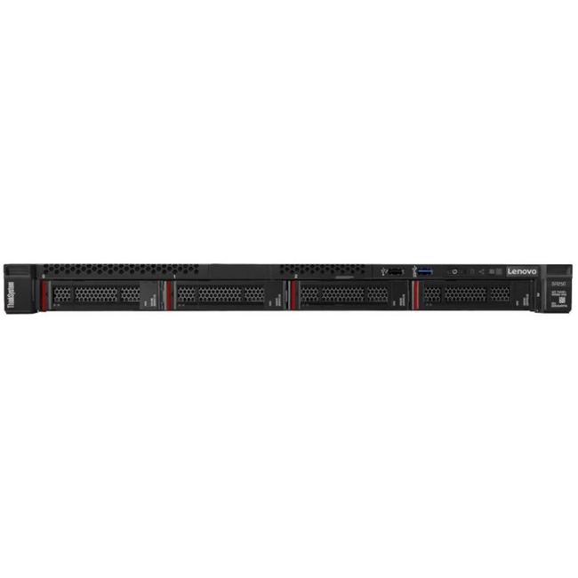 Сервер Lenovo ThinkSystem SR250 7Y51A026EA (1U Rack, Xeon E-2124, 3300 МГц, 4, 8, 1 x 8 ГБ, LFF 3.5")