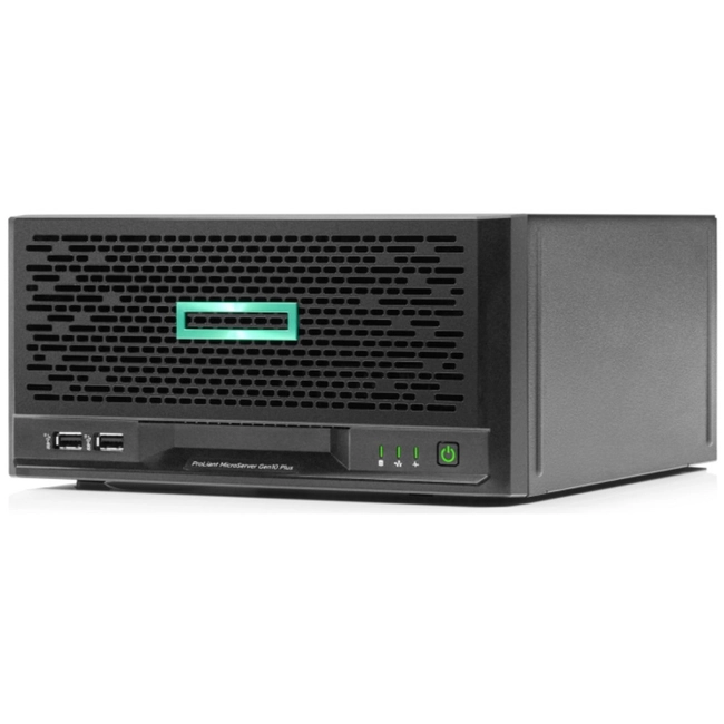Сервер HPE ProLiant MicroServer Gen10 Plus P18584-421 (Tower, Xeon E-2224, 3400 МГц, 4, 8, 1 x 16 ГБ, LFF 3.5", 1x 1 ТБ)