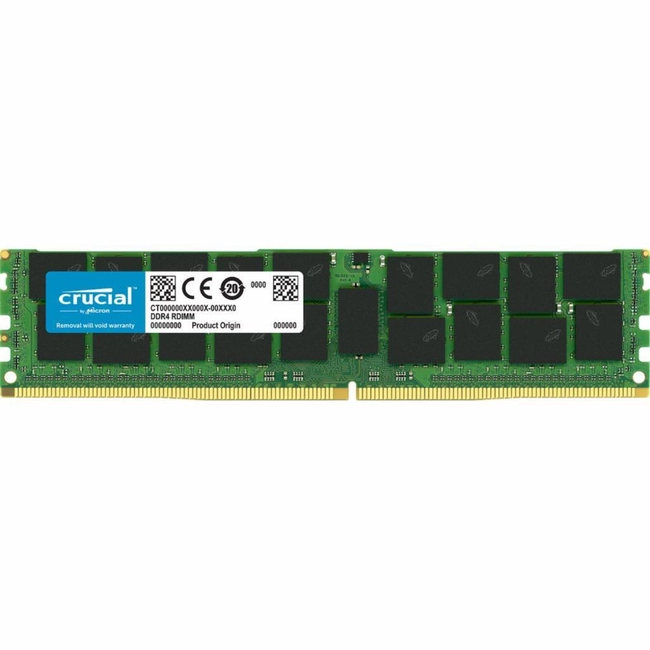Серверная оперативная память ОЗУ Crucial DDR4 2933 32GB ECC REG RDIMM MTA18ASF4G72PDZ-2G9B2 (32 ГБ, DDR4)