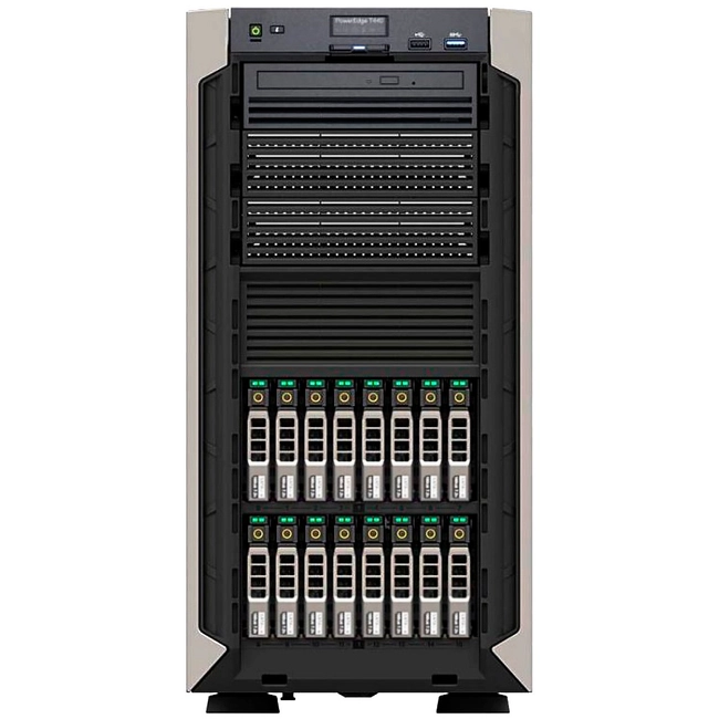 Сервер Dell PowerEdge T440 PET440RU2-3 (Tower, Xeon Silver 4210R, 2400 МГц, 10, 13.75, 2 x 16 ГБ, SFF 2.5", 1x 1.2 ТБ)
