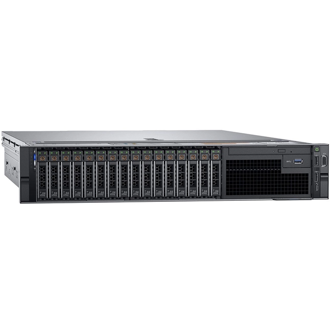 Сервер Dell PowerEdge R740 210-AKXJ-372 (2U Rack, Xeon Silver 4215R, 3200 МГц, 8, 11, 2 x 16 ГБ, SFF 2.5", 1x 1.92 ТБ)