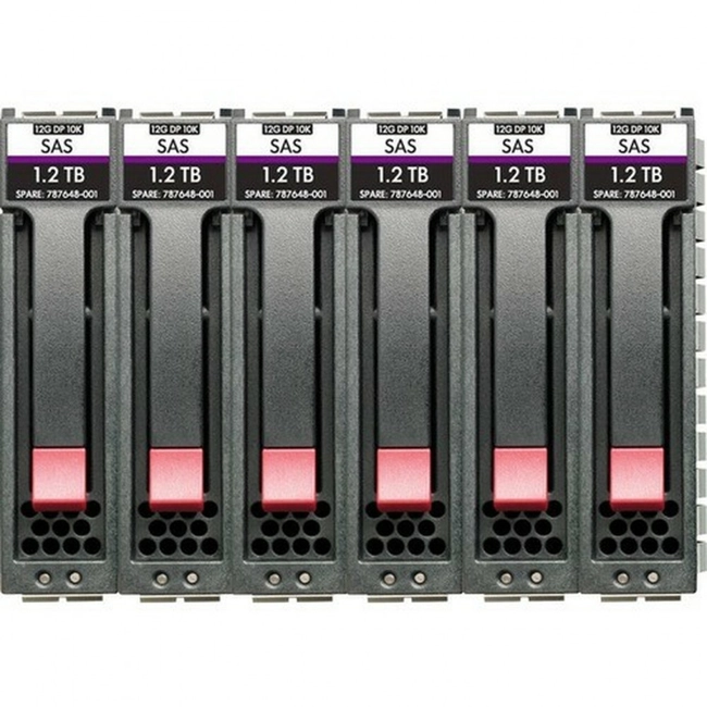 Опция для системы хранения данных СХД HPE 6-pack HDD Bundle (6 x MSA 900GB 12G SAS 15K SFF) R0Q64A (Диск для СХД)