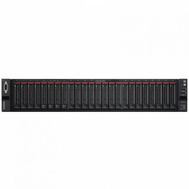 Сервер Lenovo ThinkSystem TCH SR650 7X06A0K4EA. (2U Rack, Xeon Silver 4215R, 3200 МГц, 8, 11, 1 x 32 ГБ, SFF 2.5", 2x 900 ГБ)