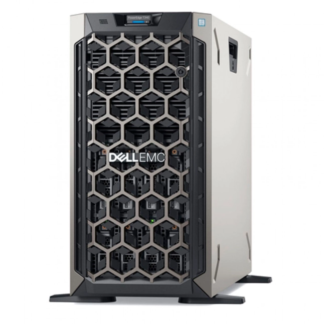 Сервер Dell PowerEdge T340 210-AQSN-27 (Tower, Xeon E-2124, 3300 МГц, 4, 8, 2 x 8 ГБ, LFF 3.5", 4x 300 ГБ)