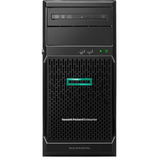 Сервер HPE ProLiant ML30 Gen10 Plus P44722-421 (Tower, Xeon E-2314, 2800 МГц, 4, 8, 1 x 16 ГБ, SFF 2.5")