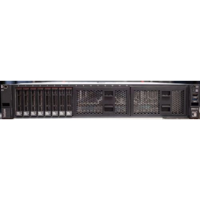 Сервер Lenovo ThinkSystem SR650 V2 7Z73T7VK00 (2U Rack, Xeon Silver 4310, 2100 МГц, 12, 18, 24 x 32 ГБ, SFF 2.5", 8x 1.2 ТБ)
