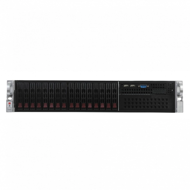 Сервер iRU Rock s2216p 2002396 (2U Rack, Xeon Silver 4214, 2200 МГц, 12, 16.5, 4 x 32 ГБ, SFF 2.5", 1x 500 ГБ)