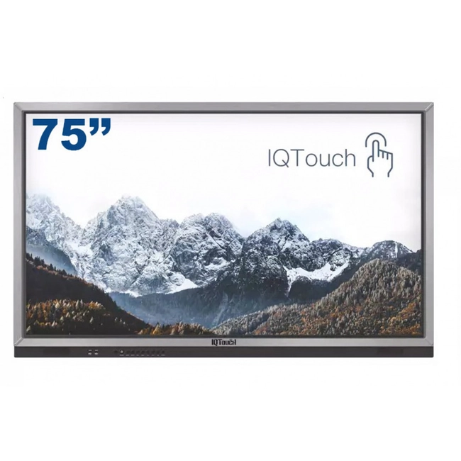 Интерактивная доска IQBoard LED панель 75" IQTouch, UHD4K, T-серия, 1-LE075MDT07NM10