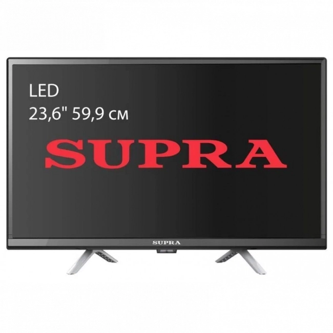 Телевизор SUPRA STV-LC24ST0155WSB STV-LC24ST0155WSB. (24 ", Черный)