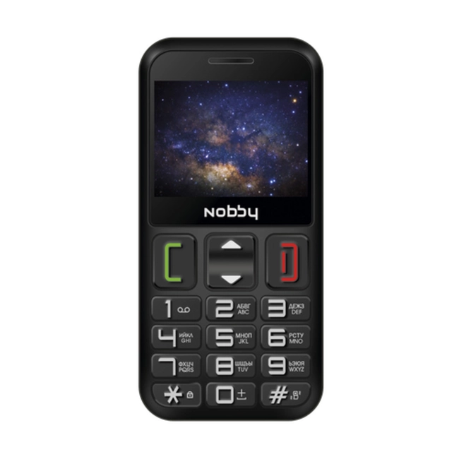 Мобильный телефон Nobby 240B - Black Nobby240BBL