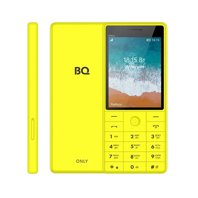 Мобильный телефон BQ 2815 Only Yellow BQ-2815 Only Жёлтый