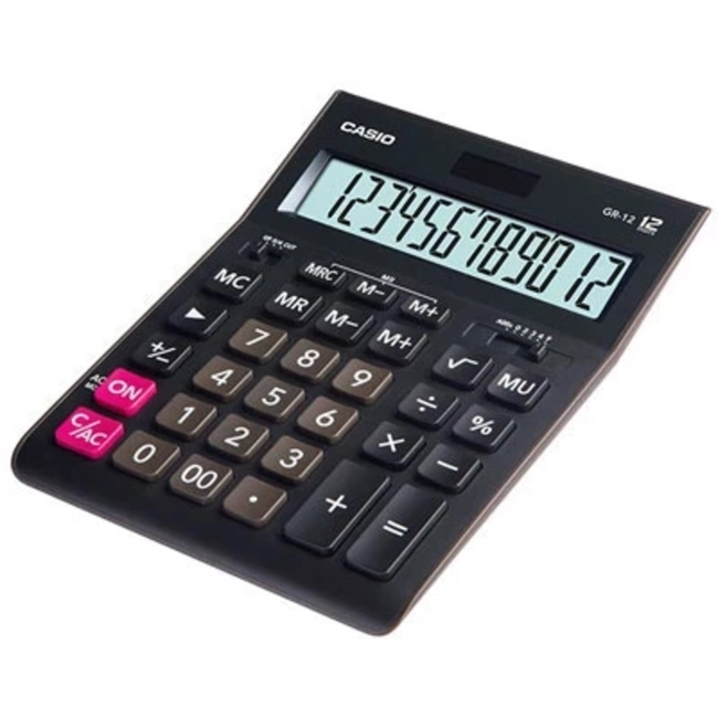 Аксессуары для смартфона Casio Калькулятор настольный GR-12-W-EP Н0000014534