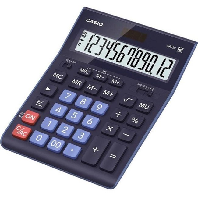 Аксессуары для смартфона Casio Калькулятор настольный GR-12-BU-W-EP Н0000018477