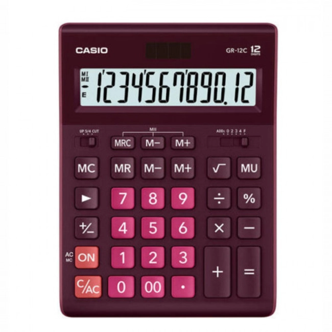 Аксессуары для смартфона Casio Калькулятор настольный GR-12C-WR-W-EP Н0000021207