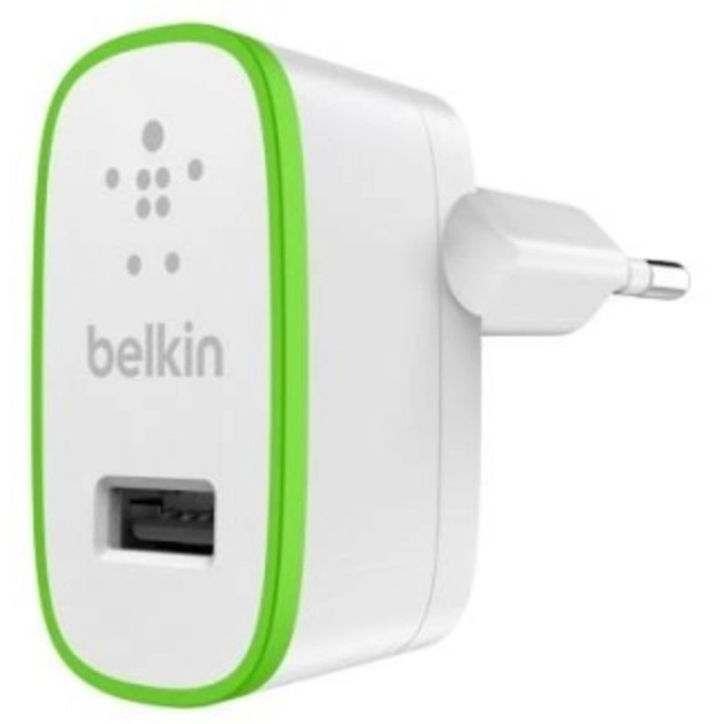 Belkin Сетевое ЗУ USB HomeCharger (USB 2.4Amp), Белый 1292876