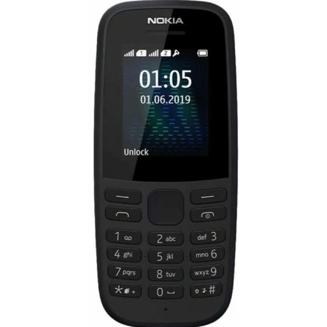 Мобильный телефон Nokia 105 Черный TA-1174Black