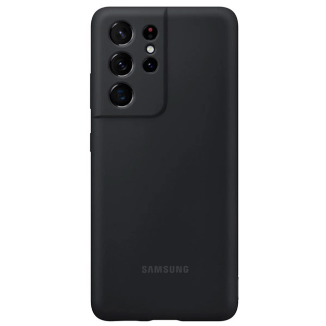 Аксессуары для смартфона Samsung Чехол для Galaxy S21 Ultra Silicone Cover black EF-PG998TBEGRU