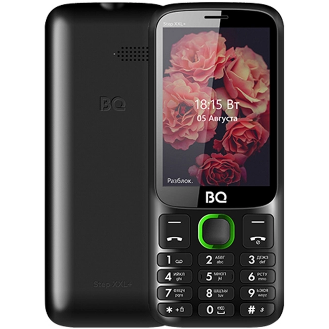 Мобильный телефон BQ 3590 Step XXL+ Black+Green