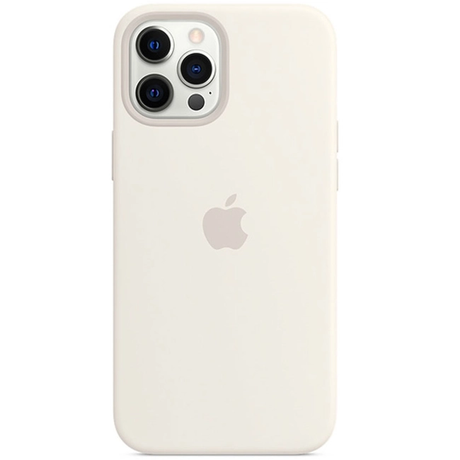 Аксессуары для смартфона Apple Чехол для iPhone 12 Pro Max Silicone Case with MagSafe - White MHLE3ZM/A