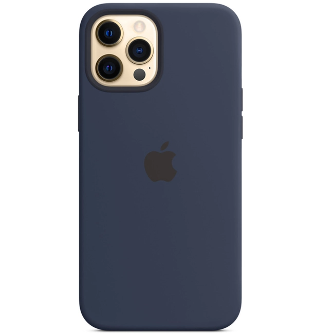 Аксессуары для смартфона Apple Чехол для iPhone 12 Pro Max Silicone Case with MagSafe - Deep Navy MHLD3ZM/A