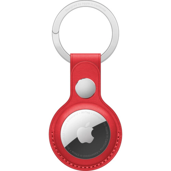 Аксессуары для смартфона Apple AirTag Leather Key Ring - (PRODUCT)RED MK103ZM/A