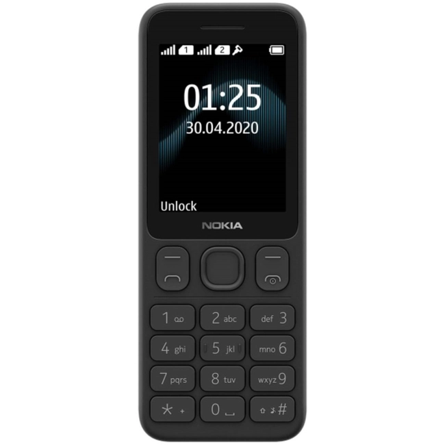 Мобильный телефон Nokia 125 DS  Black 1318938