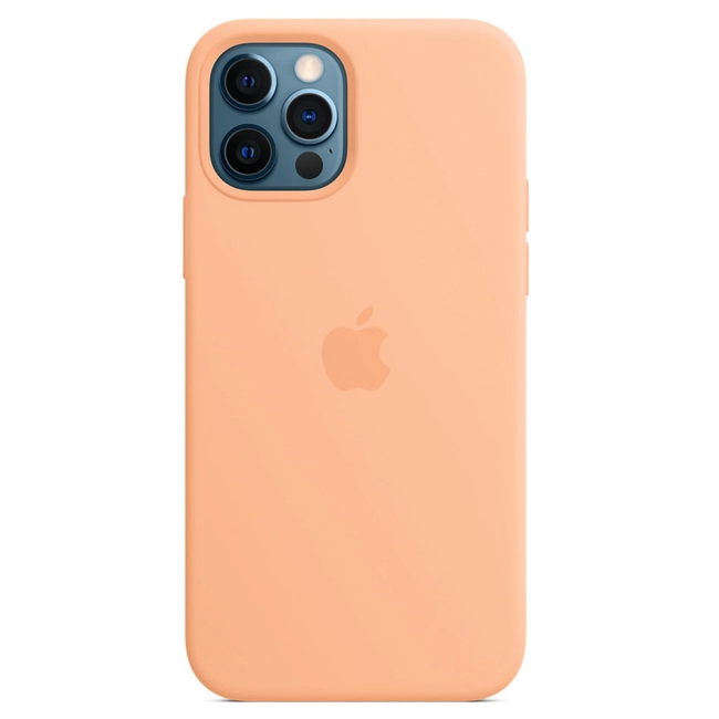 Аксессуары для смартфона Apple Чехол для iPhone 12 Pro Max Silicone Case with MagSafe - Cantaloupe MK073ZM/A