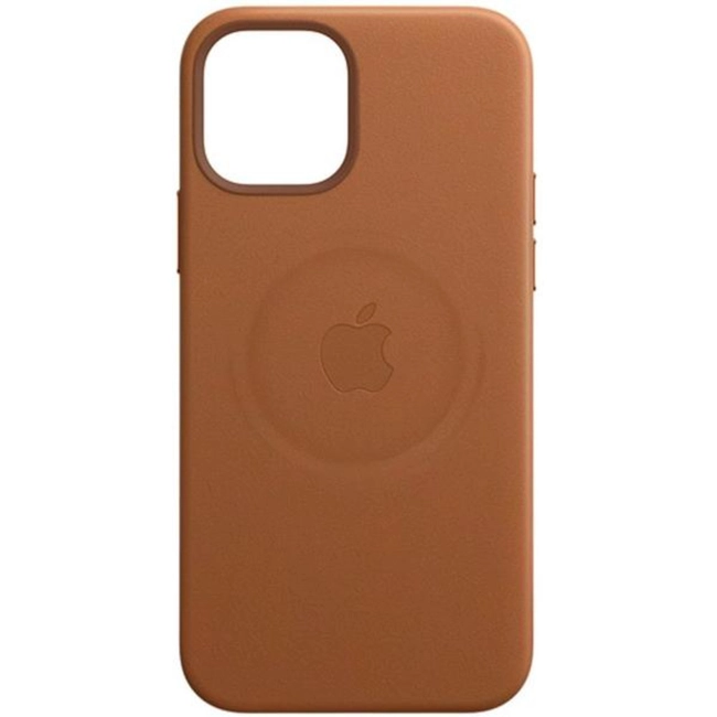 Аксессуары для смартфона Apple Чехол iPhone 12 Pro Max Leather Case with MagSafe - Saddle Brown MHKL3ZM/A