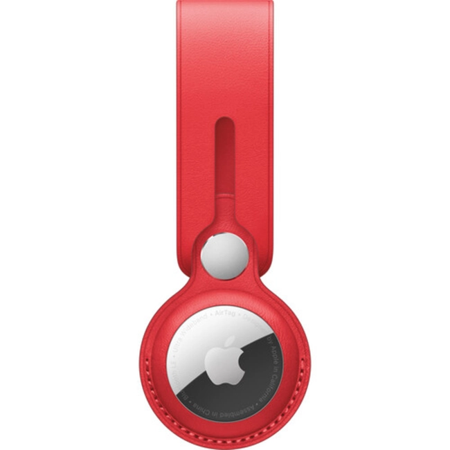 Аксессуары для смартфона Apple AirTag Leather Loop - (PRODUCT)RED MK0V3ZM/A
