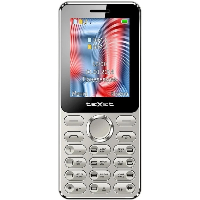 Мобильный телефон TeXet TM-212 Grey TM-212 серый