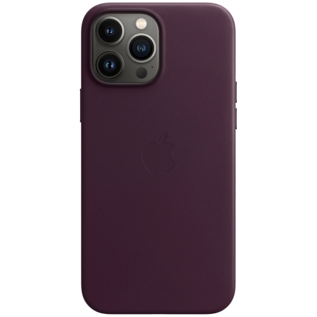 Аксессуары для смартфона Apple Чехол iPhone 13 Pro Max Leather Case with MagSafe - Dark Cherry MM1M3ZM/A