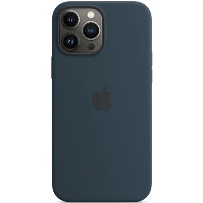 Аксессуары для смартфона Apple Чехол iPhone 13 Pro Max Silicone Case with MagSafe – Abyss Blue MM2T3ZM/A