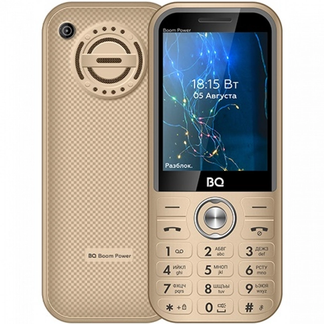 Мобильный телефон BQ 2826 Boom Power Золотой BQ-2826 Boom Power Золото