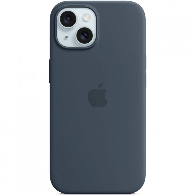 Аксессуары для смартфона Apple Чехол для iPhone 15 Silicone Case with MagSafe - Storm Blue MT0N3ZM/A