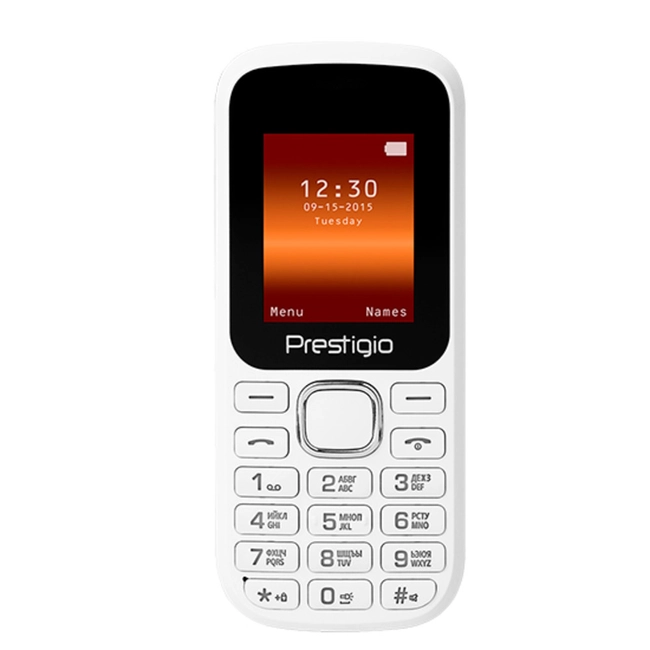 Мобильный телефон Prestigio Wize F1 PFP1183DUOWHITE
